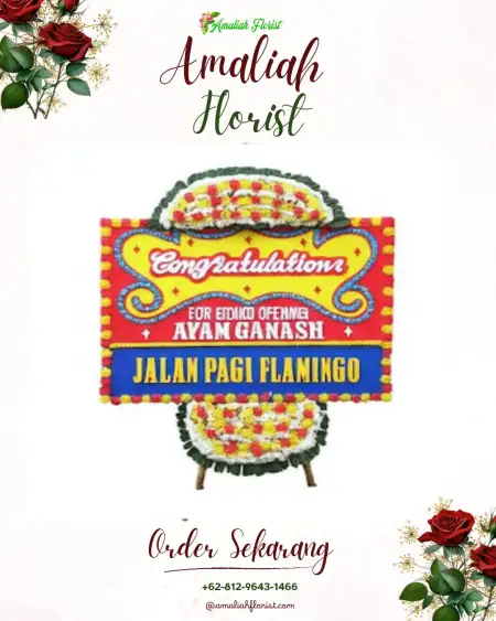 Sewa Papan Bunga Samatiga